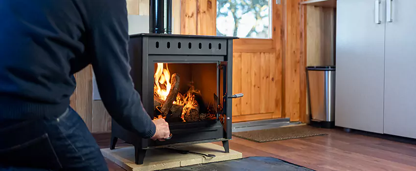 Open Hearth Wood Fireplace Installation in North Druid Hills, GA